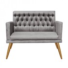 Kit 2 Poltrona E Namoradeira Maria Capitonê Sala De Estar Rec