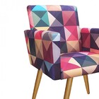 Kit 2 Poltrona E Namoradeira Nina Decorativa Sala De Estar Re