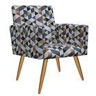 Kit 2 Poltrona E Namoradeira Nina Sala De Estar Recepção Escr