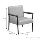 Kit 2 Poltrona Fontana Veludo Marrom Base Em Metal Preto E Ma