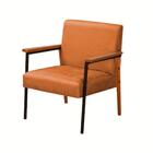 Kit 2 Poltrona Fontana Veludo Terracota Base Em Metal Preto E