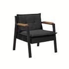 Kit 2 Poltrona Fortaleza Veludo Preto Base Em Metal Preto