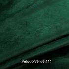Kit 2 Poltrona Fortaleza Veludo Verde Base Em Metal Preto