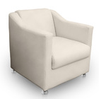 Kit 2 Poltrona Gabi Para Sala E Quarto Corino Bege- Jylcrom