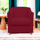 Kit 2 Poltrona Gabi Para Sala E Quarto Suede - Jylcrom - Verm