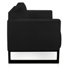 Kit 2 Poltrona Luisa Veludo  Base Industrial Metálica Preto D