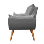 Kit 2 Poltrona Opala Para Sala E Quarto Suede - Jylcrom - Cin