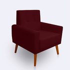 Kit 2 Poltrona Para Sala Confortável E Reforçada Isis Suede -