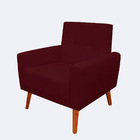 Kit 2 Poltrona Para Sala Confortável E Reforçada Isis Suede -