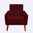 Kit 2 Poltrona Para Sala Confortável E Reforçada Isis Suede -