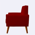 Kit 2 Poltrona Para Sala Confortável E Reforçada Isis Suede -