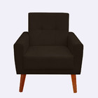 Kit 2 Poltrona Para Sala Confortável E Reforçada Isis Suede -