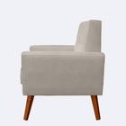 Kit 2 Poltrona Para Sala Confortável E Reforçada Isis Suede -