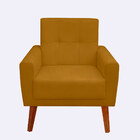 Kit 2 Poltrona Para Sala Confortável E Reforçada Isis Suede -