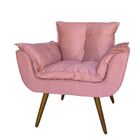 Kit 2 Poltronas + Puff Opala Platinum Decor Rose