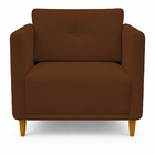 Kit 2 Poltronas Aviv Para Sala Escritório Recepção Luxo Linho