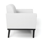 Kit 2 Poltronas Base De Madeira Fixa Preto Marisa Corino Bran