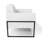 Kit 2 Poltronas Base Industrial Alta Preto Marisa Corino Bran