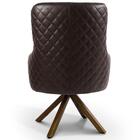 Kit 2 Poltronas Base Madeira Valentina B-98 Linho Corano Bege