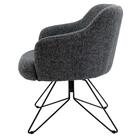 Kit 2 Poltronas Base Orby Fixa Jade C-469 Linho Mescla - Domi