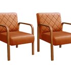 Kit 2 Poltronas Cadeira Decorativa Sala, Recepção Lara Terrac