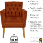 Kit 2 Poltronas Capitone Decorativas Sala, Leitura, Hall E  C