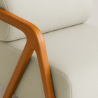 Kit 2 Poltronas Chloe Decorativas Orgânicas Bouclé Premium De