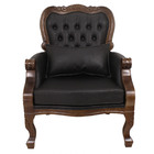 Kit 2 Poltronas Clássicas Imperador Capitonê Cappuccino E Cou