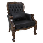 Kit 2 Poltronas Clássicas Imperador Capitonê Cappuccino E Cou