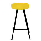 Kit 2 Poltronas Costela Ferro Industrial Corino Preto