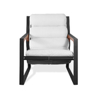 Kit 2 Poltronas De Couro Decorativas Isis Offwhite- Touro E C