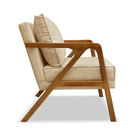 Kit 2 Poltronas Decorativa Ana Para Sala De Estar Linho Doura