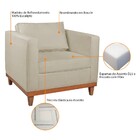 Kit 2 Poltronas Decorativa Europa Bouclé - Doce Sonho Móveis