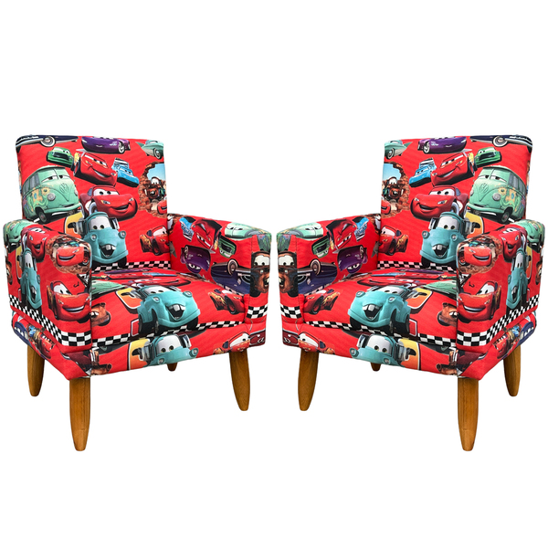 Kit 2 Poltronas Decorativa Infantil Confortável Para Quarto S