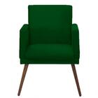 Kit 2 Poltronas Decorativa Lari Casa Recepção Suede Verde