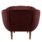 Kit 2 Poltronas Decorativa Marcela Veludo Marsala Dal Poz Est