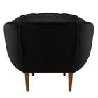 Kit 2 Poltronas Decorativa Marcela Veludo Preto Dal Poz Estof