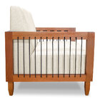 Kit 2 Poltronas Decorativa Marilia Linho Natural Base Em Made