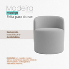 Kit 2 Poltronas Decorativa Organica para Sala Recepção Aura L