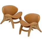 Kit 2 Poltronas Decorativa Orgânica Sala Living Kadosh L02 Co