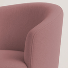 Kit 2 Poltronas Decorativa Para Sala Aura Bouclé Premium Rosê