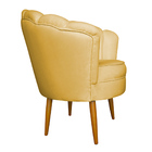 Kit 2 Poltronas Decorativa Para Sala De Estar Petala Suede -