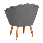 Kit 2 Poltronas Decorativa Para Sala De Estar Petala Suede Ci