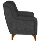 Kit 2 Poltronas Decorativa Para Sala Pés Madeira Lima M22 Lin