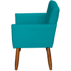 Kit 2 Poltronas Decorativa Para Sala Recepção Beatriz Suede A