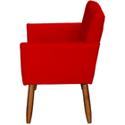 Kit 2 Poltronas Decorativa Para Sala Recepção Beatriz Suede V