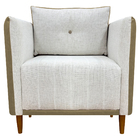 Kit 2 Poltronas Decorativa Para Sala Recepção Consultório Avi