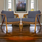 Kit 2 Poltronas Decorativa Para Sala Recepção Consultório Esc