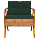 Kit 2 Poltronas Decorativa Para Sala Recepção Consultório Esc