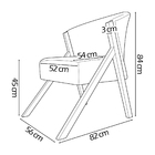 Kit 2 Poltronas Decorativa Para Sala Recepção Consultório Esc